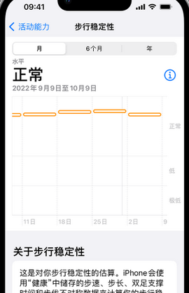 攸县iPhone手机维修如何在iPhone开启'步行稳定性通知'