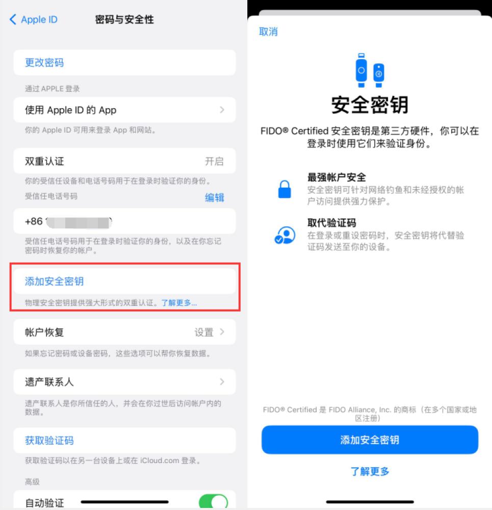 攸县苹果服务网点分享物理安全密钥有什么用？iOS 16.3新增支持物理安全密钥会更安全吗？ 