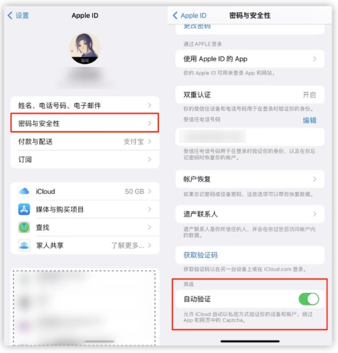 攸县苹果手机维修分享iOS 16 自动验证功能开启方法 