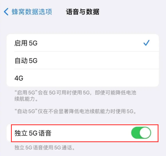 攸县苹果14维修分享iPhone 14 Pro如何开启VoNR 