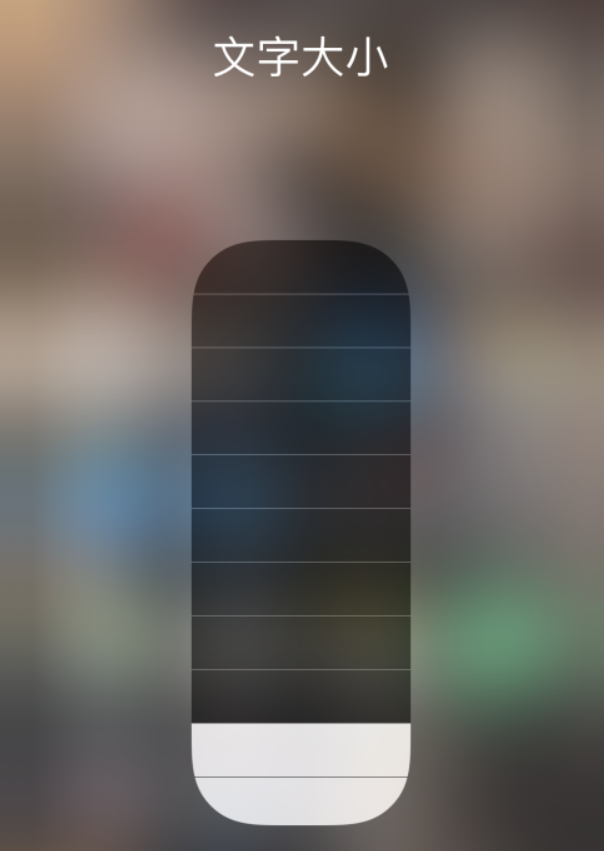 攸县苹果手机维修分享小技巧：在 iPhone 控制中心快速调节字体大小 