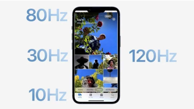 攸县苹果14维修分享iPhone 14有高刷吗 