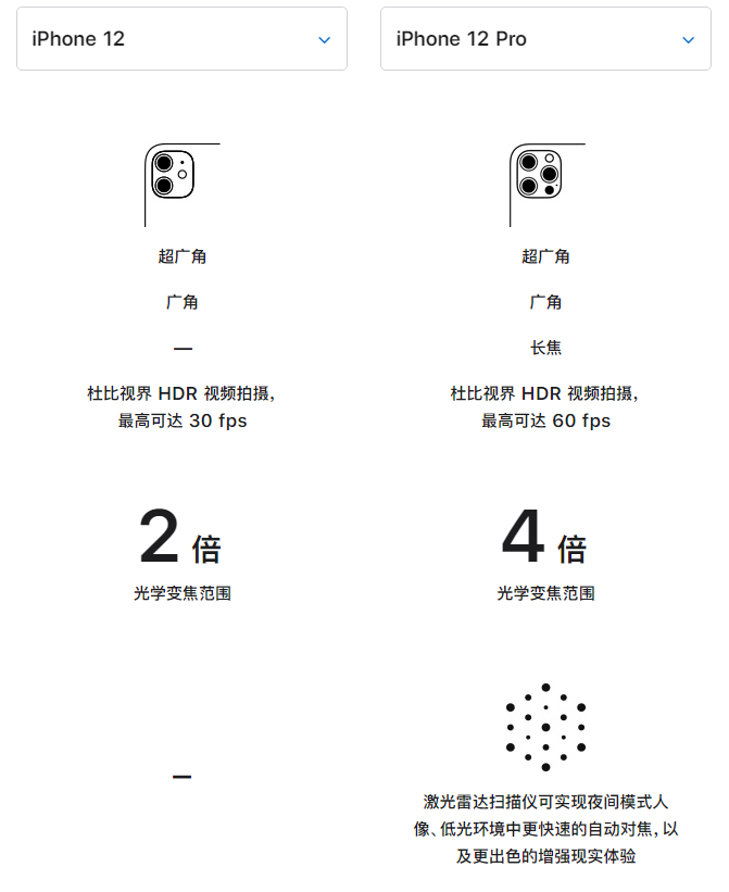 攸县苹果手机维修分享苹果 iPhone 12 与 iPhone 12 Pro 选哪款 